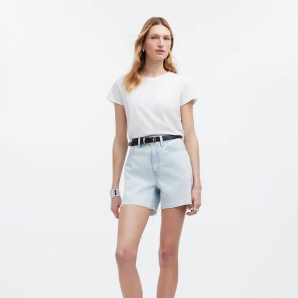 MADEWELL The Mom Jean Shorts 25